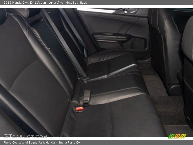 Lunar Silver Metallic / Black 2016 Honda Civic EX-L Sedan