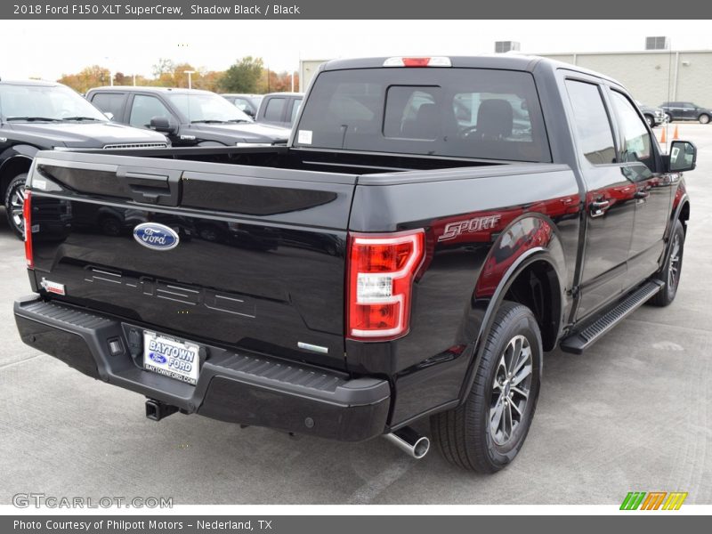 Shadow Black / Black 2018 Ford F150 XLT SuperCrew