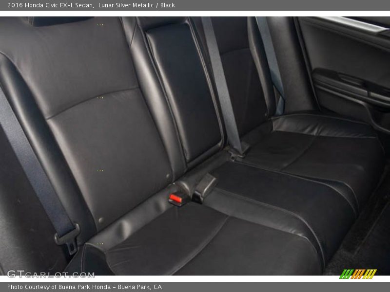 Lunar Silver Metallic / Black 2016 Honda Civic EX-L Sedan