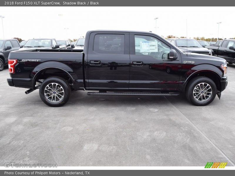 Shadow Black / Black 2018 Ford F150 XLT SuperCrew