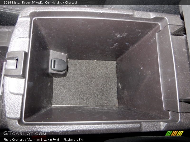 Gun Metallic / Charcoal 2014 Nissan Rogue SV AWD