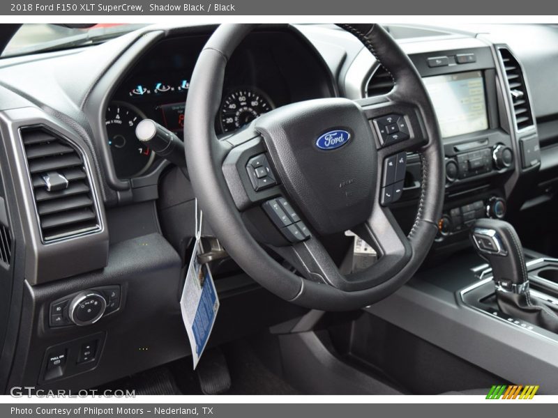 Shadow Black / Black 2018 Ford F150 XLT SuperCrew