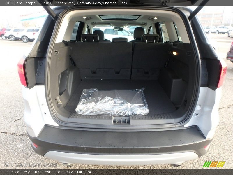 Ingot Silver / Chromite Gray/Charcoal Black 2019 Ford Escape SEL 4WD