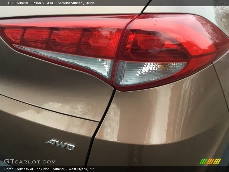 Sedona Sunset / Beige 2017 Hyundai Tucson SE AWD