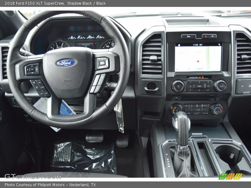 Shadow Black / Black 2018 Ford F150 XLT SuperCrew