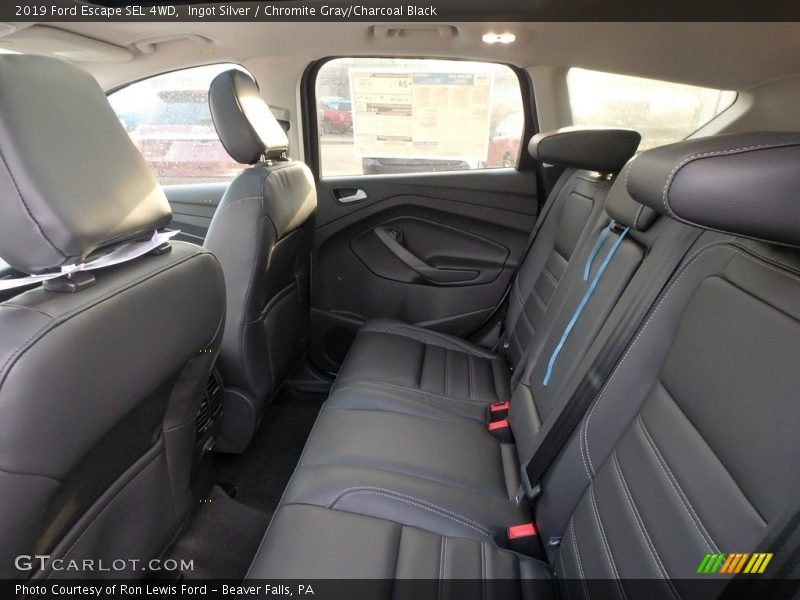 Ingot Silver / Chromite Gray/Charcoal Black 2019 Ford Escape SEL 4WD