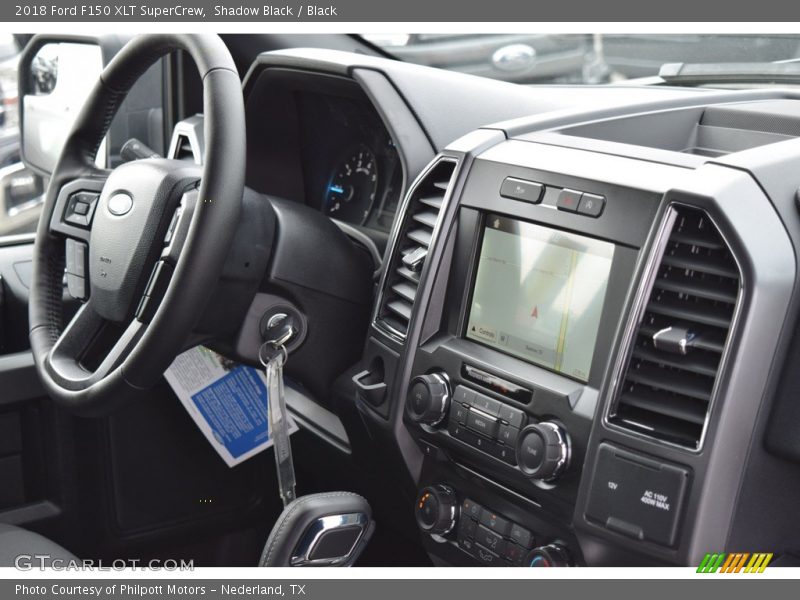 Shadow Black / Black 2018 Ford F150 XLT SuperCrew