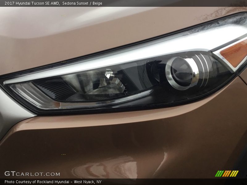 Sedona Sunset / Beige 2017 Hyundai Tucson SE AWD