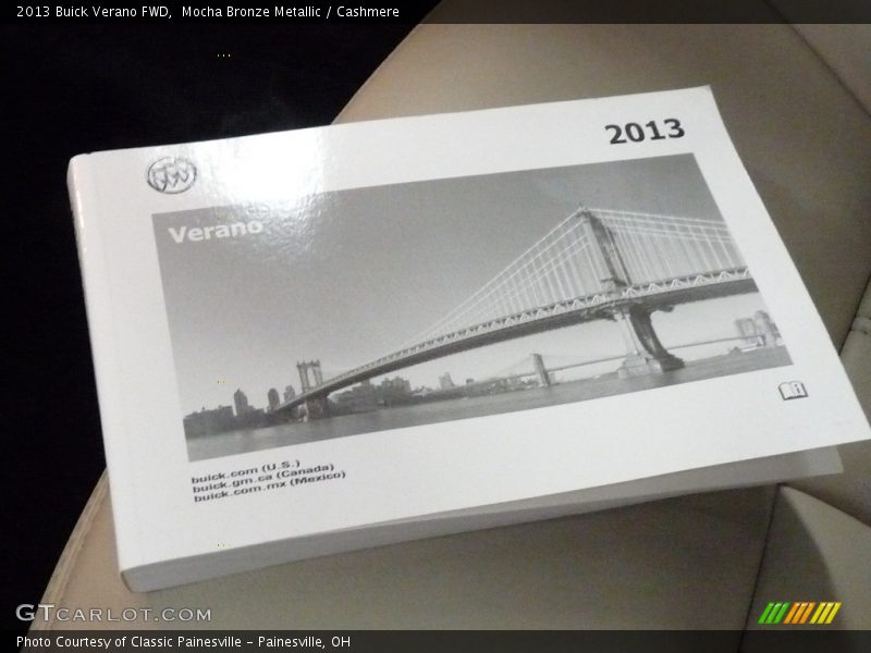 Mocha Bronze Metallic / Cashmere 2013 Buick Verano FWD