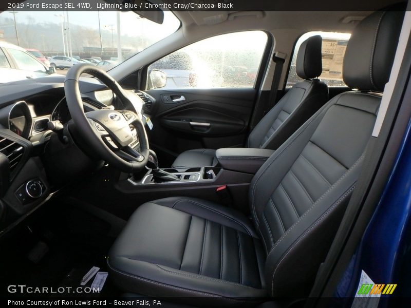 Lightning Blue / Chromite Gray/Charcoal Black 2019 Ford Escape SEL 4WD