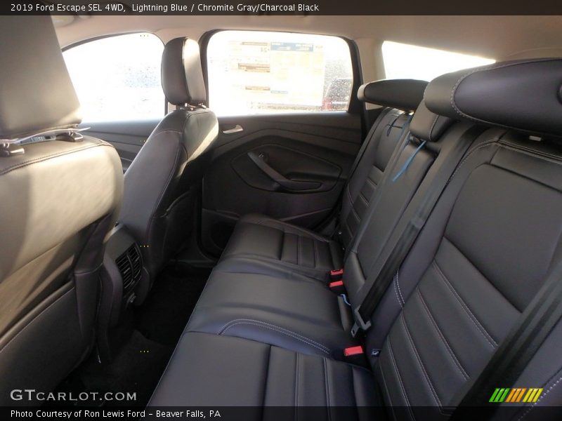 Lightning Blue / Chromite Gray/Charcoal Black 2019 Ford Escape SEL 4WD