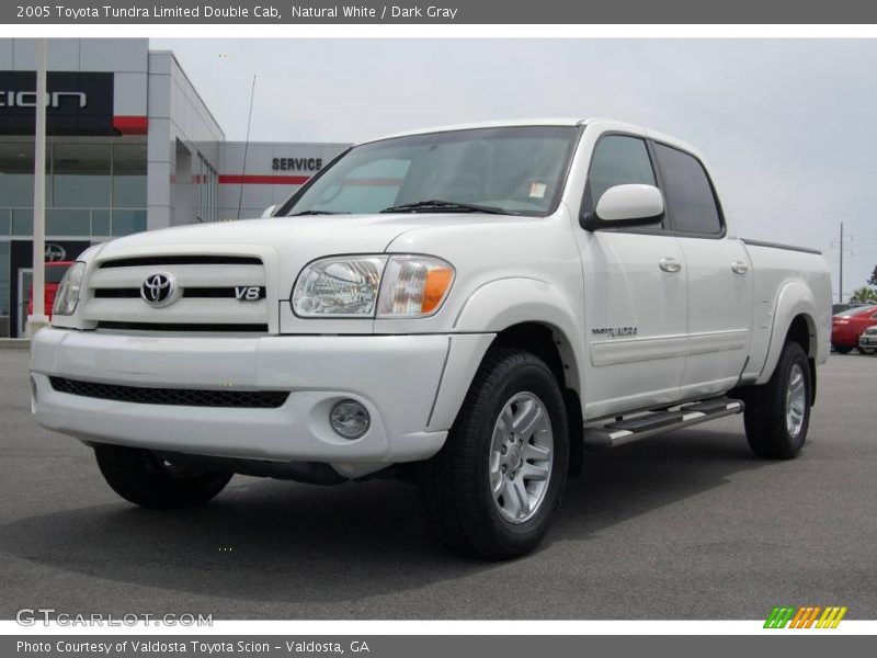 Natural White / Dark Gray 2005 Toyota Tundra Limited Double Cab