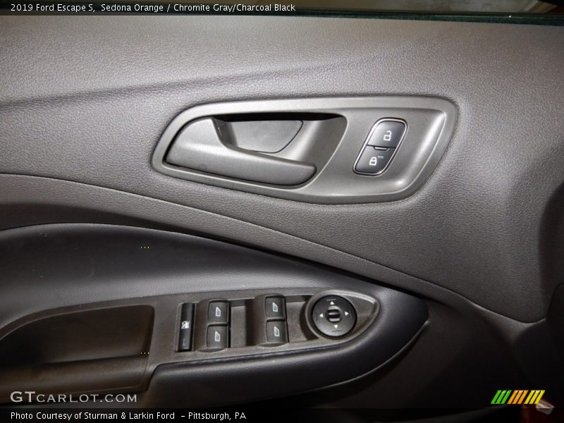 Sedona Orange / Chromite Gray/Charcoal Black 2019 Ford Escape S