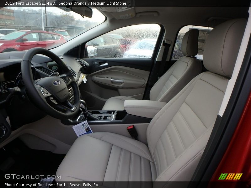 Front Seat of 2019 Escape SEL 4WD