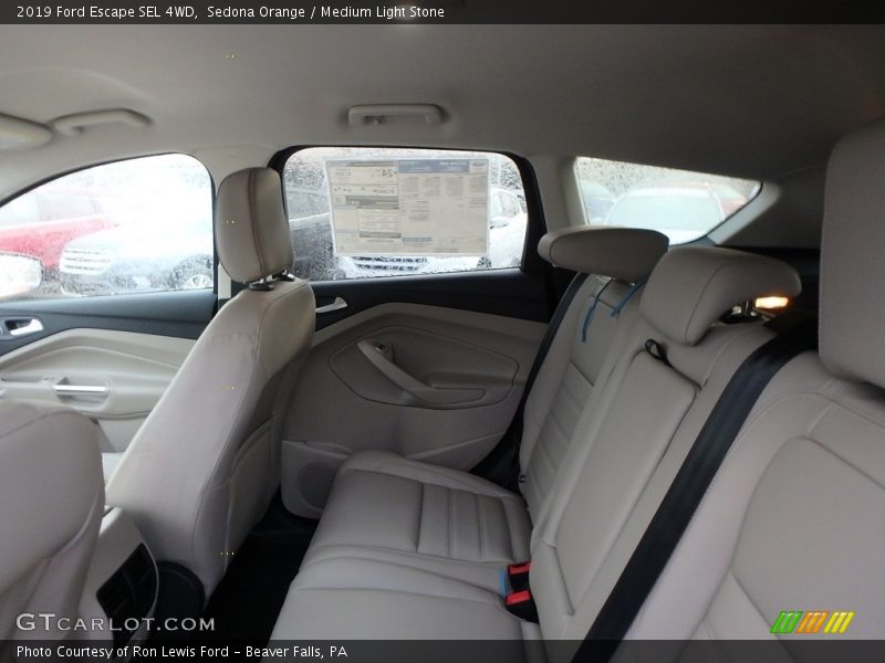 Rear Seat of 2019 Escape SEL 4WD