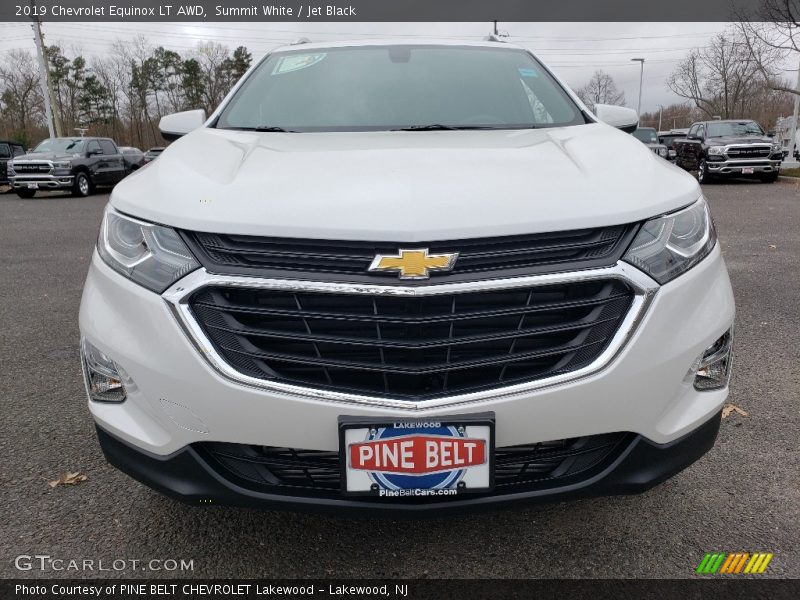 Summit White / Jet Black 2019 Chevrolet Equinox LT AWD