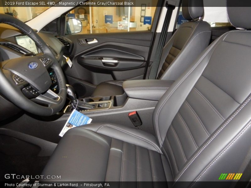 Magnetic / Chromite Gray/Charcoal Black 2019 Ford Escape SEL 4WD