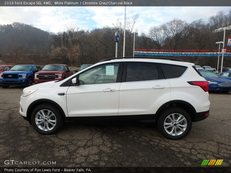  2019 Escape SEL 4WD White Platinum