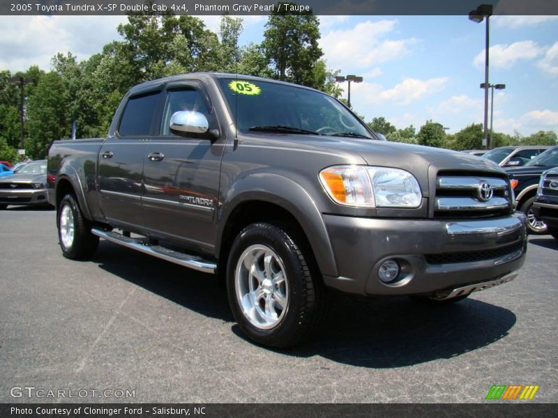Phantom Gray Pearl / Taupe 2005 Toyota Tundra X-SP Double Cab 4x4