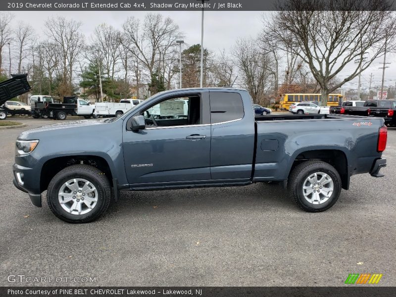 Shadow Gray Metallic / Jet Black 2019 Chevrolet Colorado LT Extended Cab 4x4