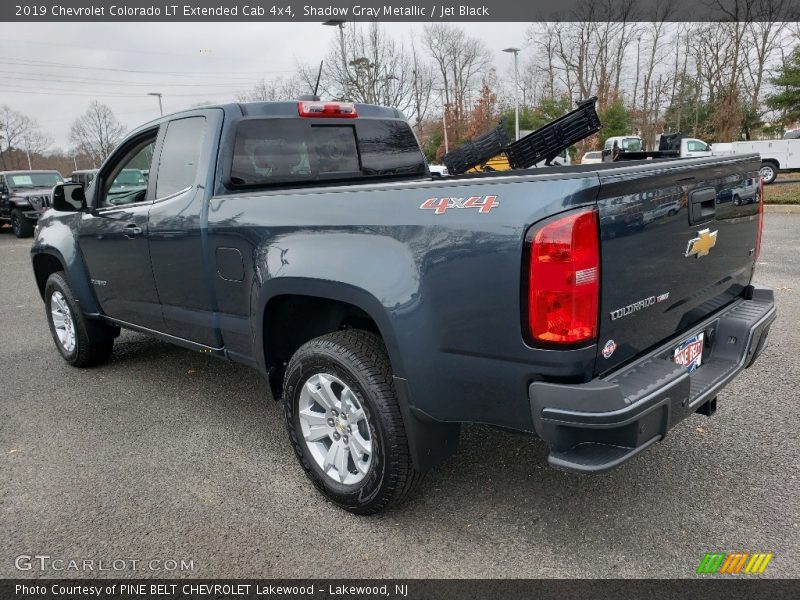 Shadow Gray Metallic / Jet Black 2019 Chevrolet Colorado LT Extended Cab 4x4