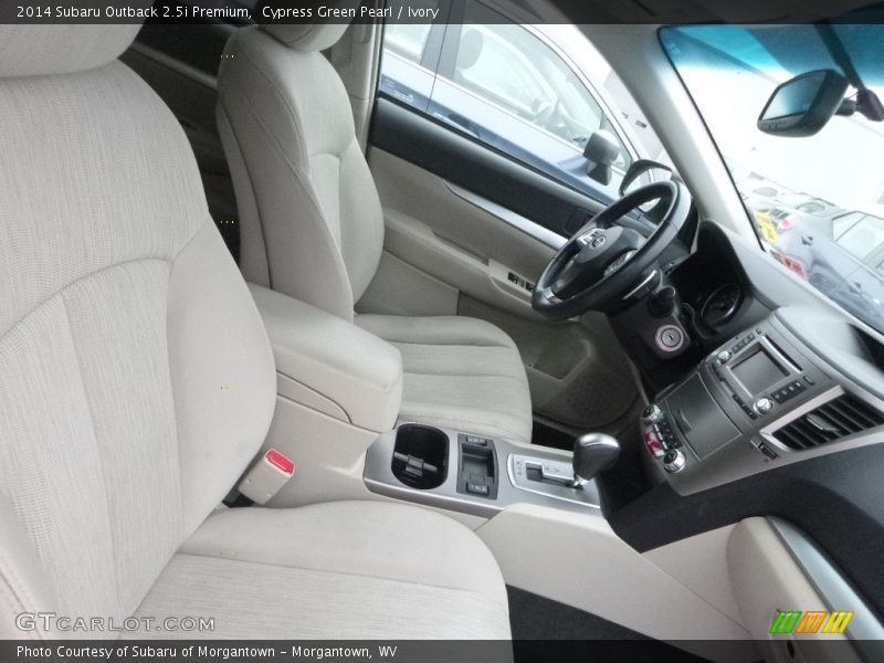 Cypress Green Pearl / Ivory 2014 Subaru Outback 2.5i Premium