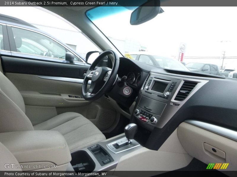 Cypress Green Pearl / Ivory 2014 Subaru Outback 2.5i Premium