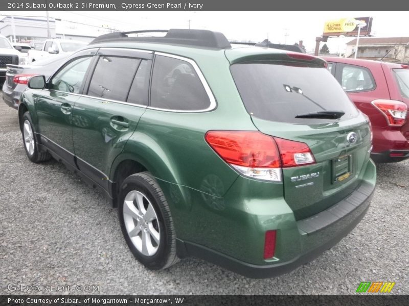 Cypress Green Pearl / Ivory 2014 Subaru Outback 2.5i Premium