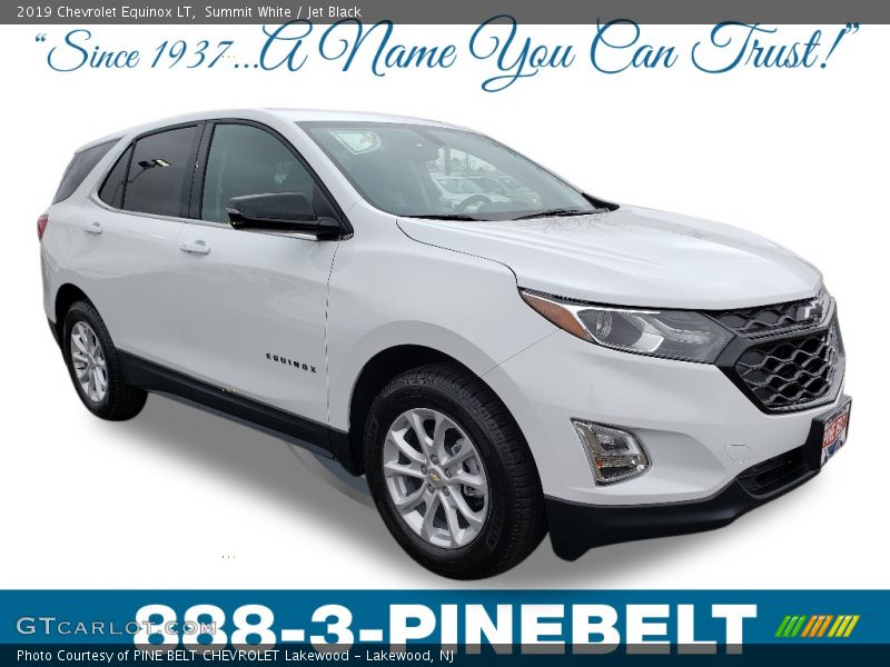 Summit White / Jet Black 2019 Chevrolet Equinox LT