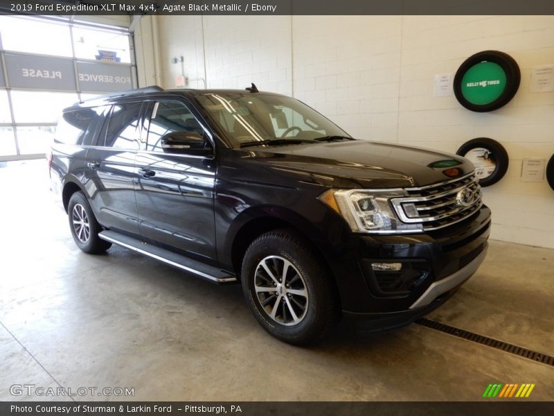 Agate Black Metallic / Ebony 2019 Ford Expedition XLT Max 4x4