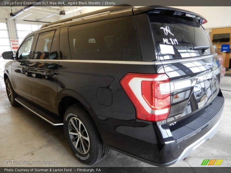 Agate Black Metallic / Ebony 2019 Ford Expedition XLT Max 4x4