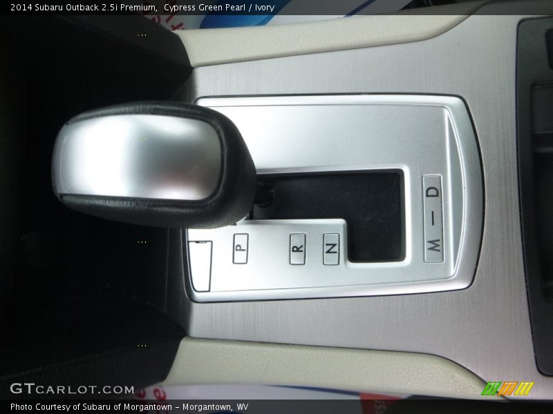 Cypress Green Pearl / Ivory 2014 Subaru Outback 2.5i Premium
