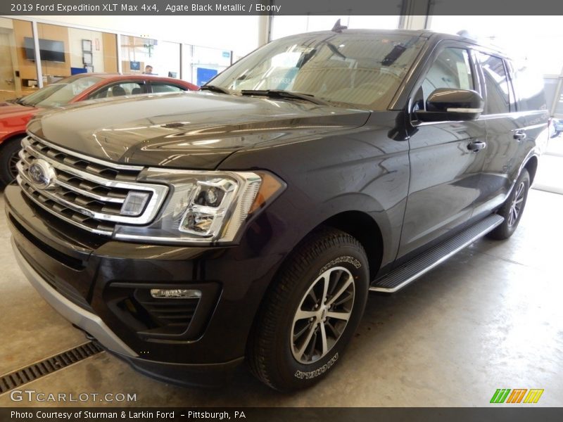 Agate Black Metallic / Ebony 2019 Ford Expedition XLT Max 4x4