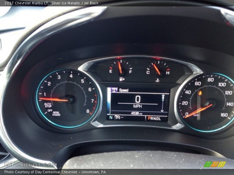 Silver Ice Metallic / Jet Black 2017 Chevrolet Malibu LT