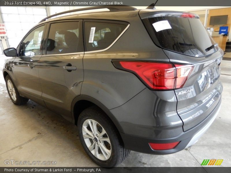 Magnetic / Chromite Gray/Charcoal Black 2019 Ford Escape SEL 4WD