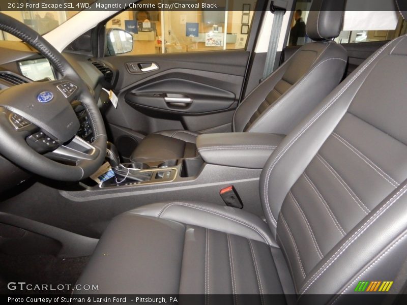 Magnetic / Chromite Gray/Charcoal Black 2019 Ford Escape SEL 4WD