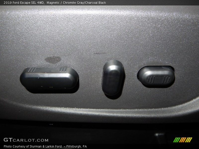 Magnetic / Chromite Gray/Charcoal Black 2019 Ford Escape SEL 4WD