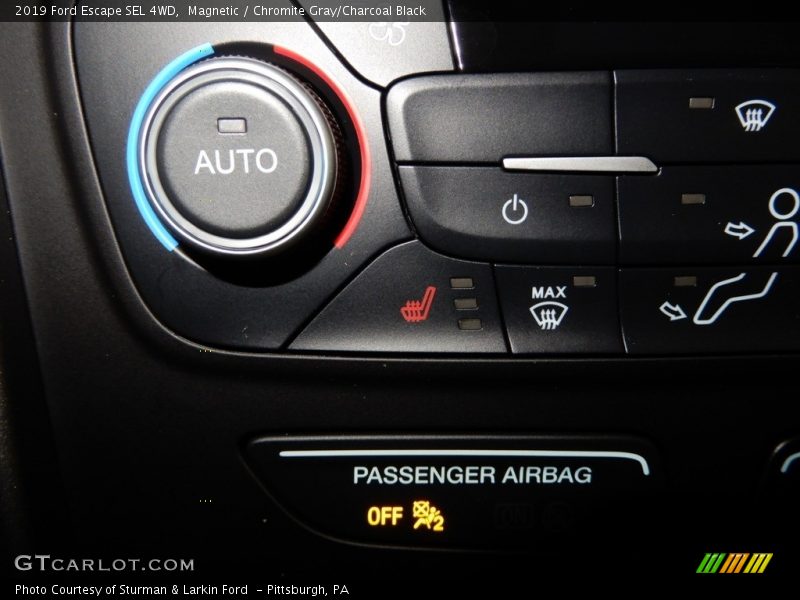 Magnetic / Chromite Gray/Charcoal Black 2019 Ford Escape SEL 4WD