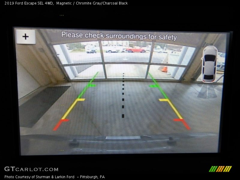 Magnetic / Chromite Gray/Charcoal Black 2019 Ford Escape SEL 4WD
