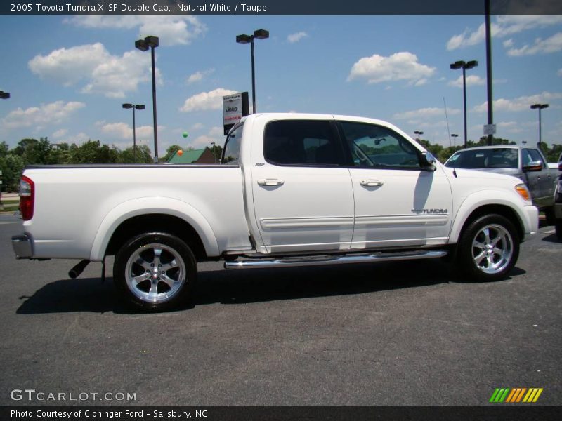 Natural White / Taupe 2005 Toyota Tundra X-SP Double Cab