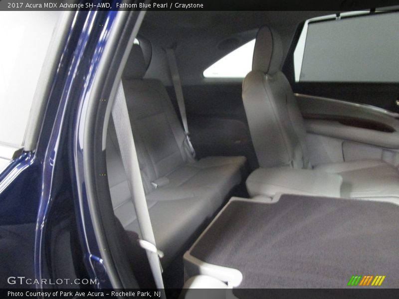 Fathom Blue Pearl / Graystone 2017 Acura MDX Advance SH-AWD