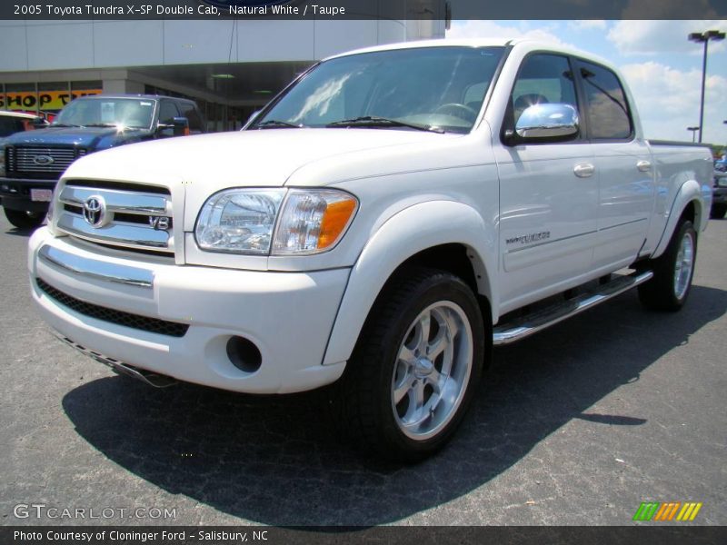 Natural White / Taupe 2005 Toyota Tundra X-SP Double Cab