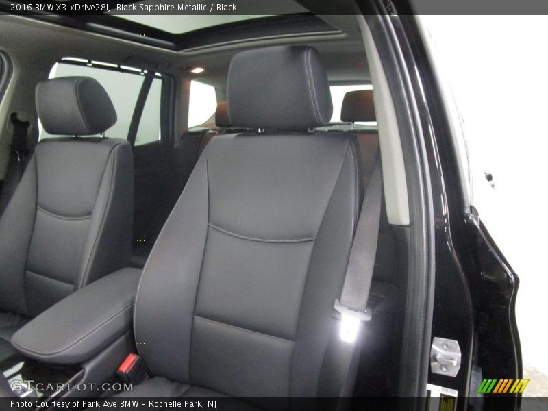 Black Sapphire Metallic / Black 2016 BMW X3 xDrive28i