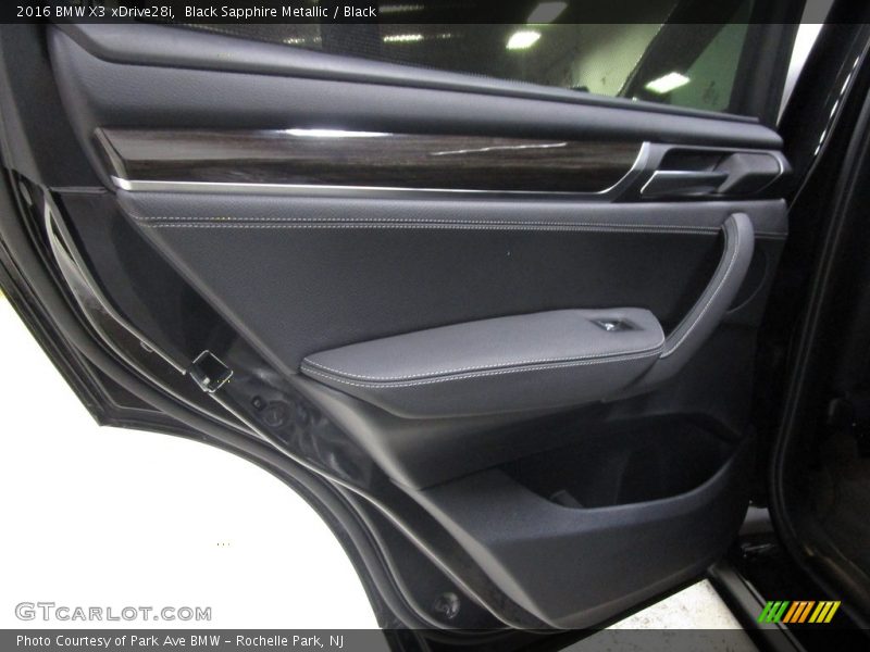 Black Sapphire Metallic / Black 2016 BMW X3 xDrive28i