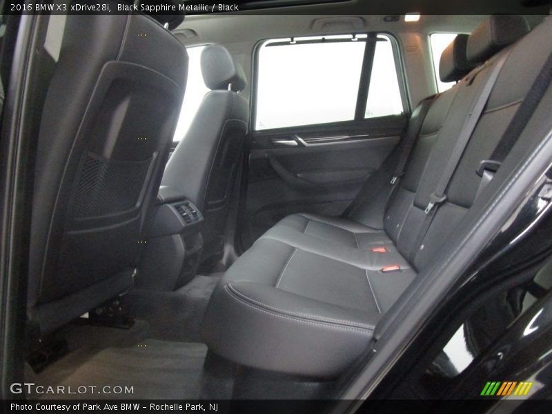 Black Sapphire Metallic / Black 2016 BMW X3 xDrive28i