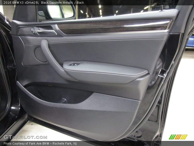Black Sapphire Metallic / Black 2016 BMW X3 xDrive28i