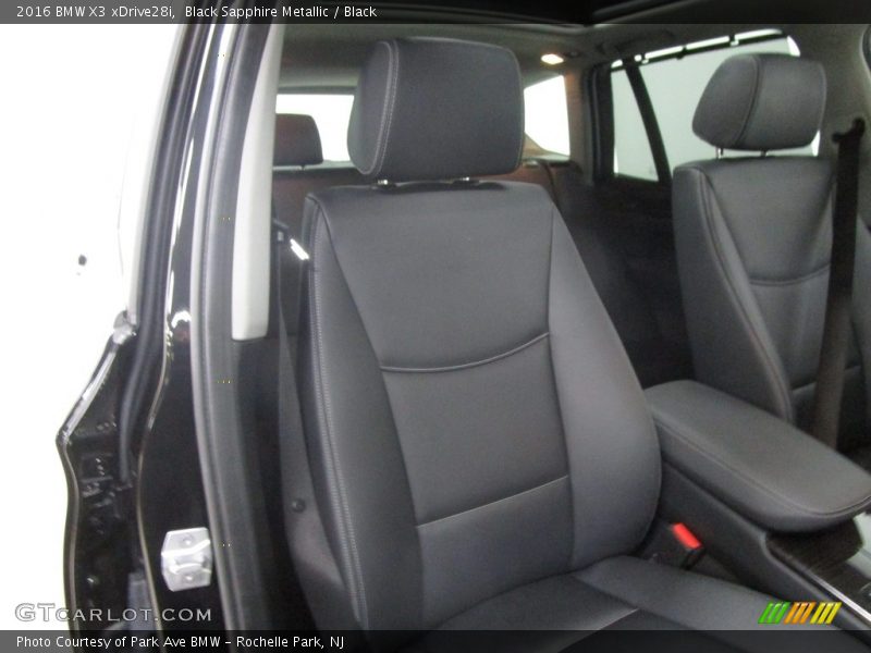 Black Sapphire Metallic / Black 2016 BMW X3 xDrive28i