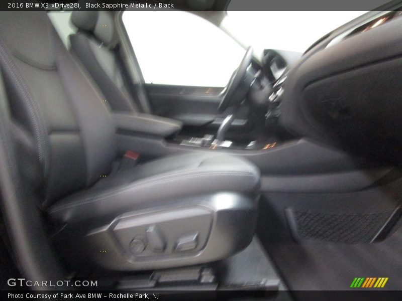 Black Sapphire Metallic / Black 2016 BMW X3 xDrive28i