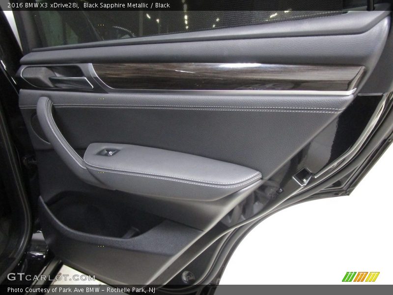 Black Sapphire Metallic / Black 2016 BMW X3 xDrive28i