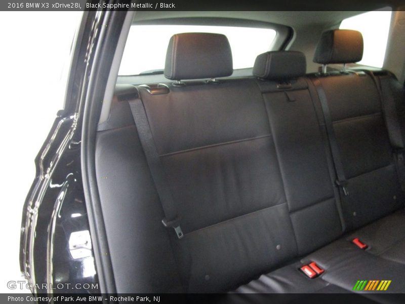 Black Sapphire Metallic / Black 2016 BMW X3 xDrive28i